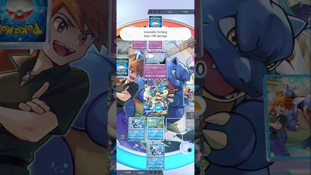 Pokemon TCG Pocket. Колода Crabominable и Greninja. Мемный краб
