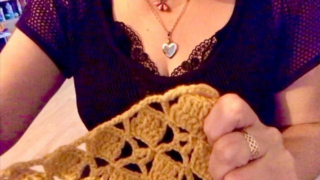 Pattern for a beautiful diamond-shaped crochet design. Схема узора крючком в ви