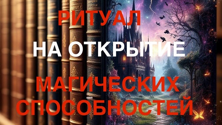 РИТУАЛ «НА ОТКРЫТИЕ МАГИЧЕСКИХ СПОСОБНОСТЕЙ»
