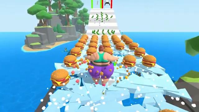Fat 2 Fit 🍟🍔🧁in All Levels Mobile Game Update New Trailer Gameplay Walkthrough iOS,Android KDP3BN