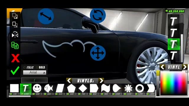 anime CarParking Винил из НарутоВинил анимекар паркинг