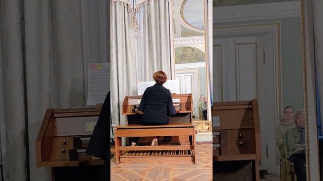 Орган в Доме Кочневой, Фонтанка, 41, играет Ольга Котлярова