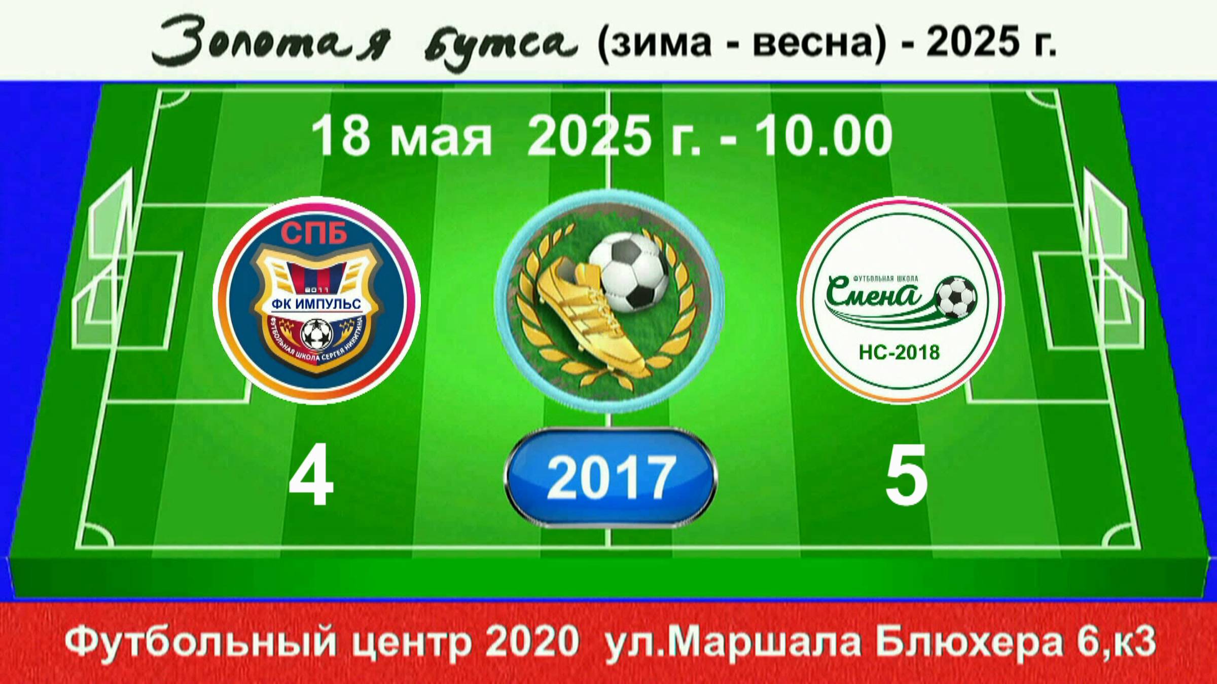 18 мая - 10.00, Импульс (синие) - Смена НС-18. 2017 гр. Демо версия.