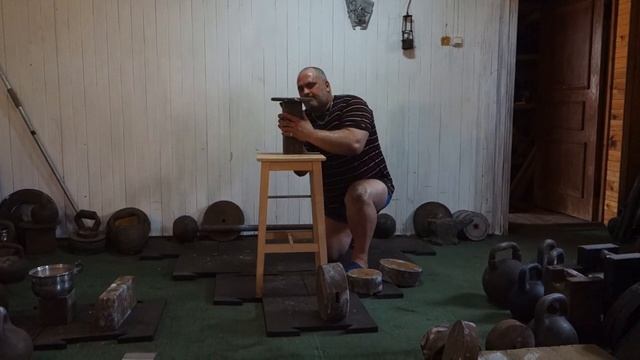 ВЛАДИМИР БУШЕВ!ТРЕНИРОВКА ХВАТА!ПОДЪЁМ СТАЛЬНОЙ ПРИЗ?