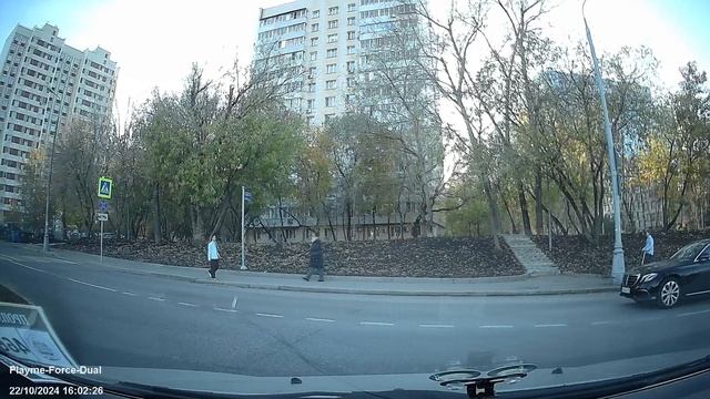 Тест записи Playme Force Dual: качество видео днём (передняя камера)