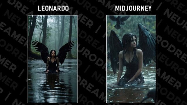 Сравним MIDJOURNEY и LEONARDO? Что лучше, как думаешь?