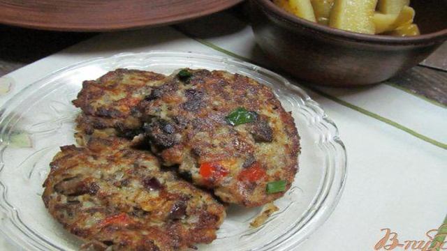 Картофельные котлеты с печенью