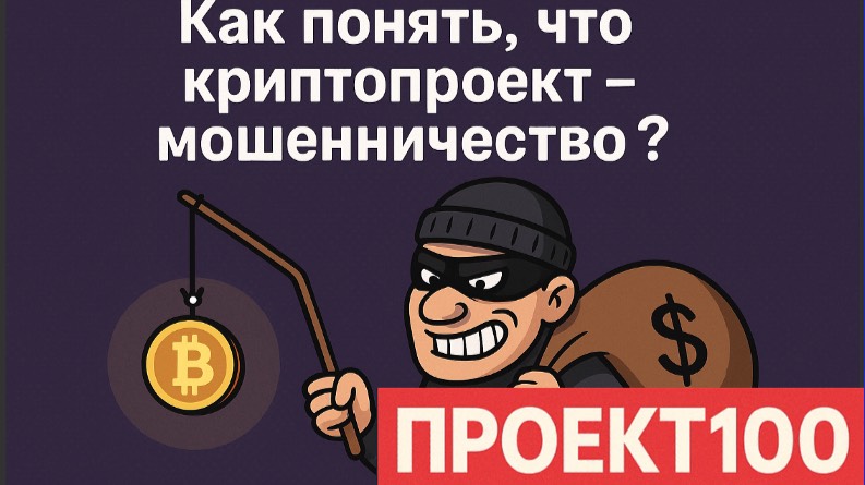 Проект100. Как понять, что криптопроект — скам?