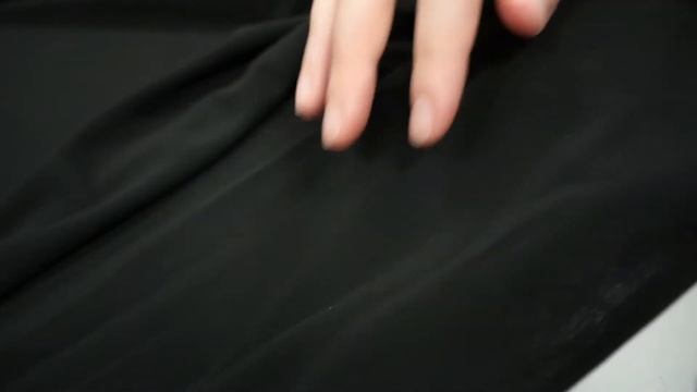 Трикотаж креповый вискозный черный PRT-D5 01081805