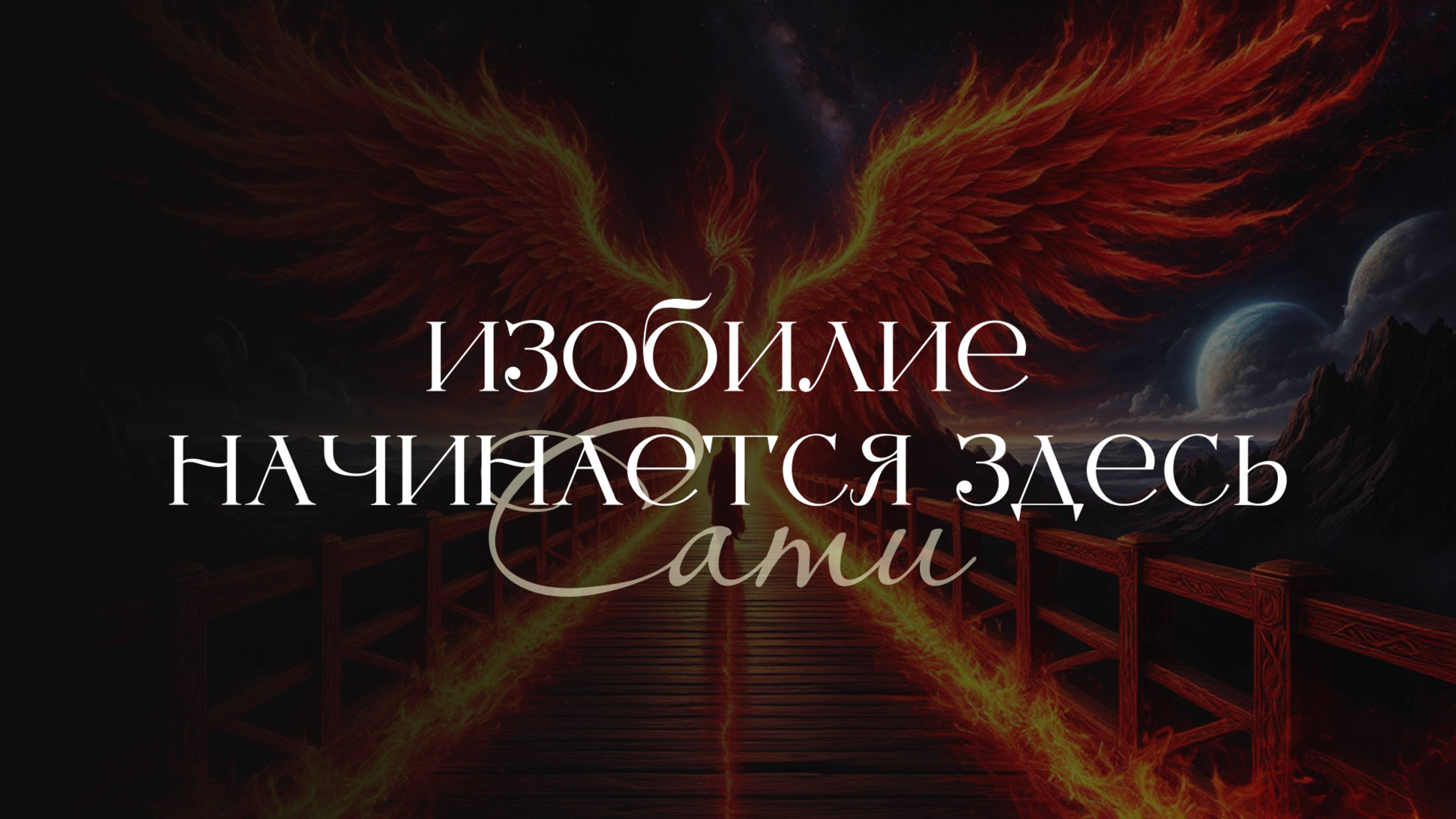 Активация изобилия и благодарности | Красный Феникс | Сати