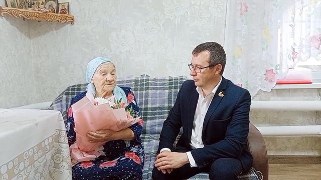 Теләче авылында яшәүче Максимова Мария Никитична 85 яшьлек юбилеен билгеләп уза