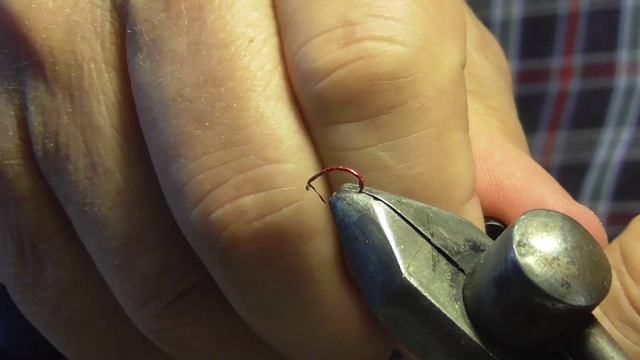 Ангарская резина с люрексом на маленьком крючке