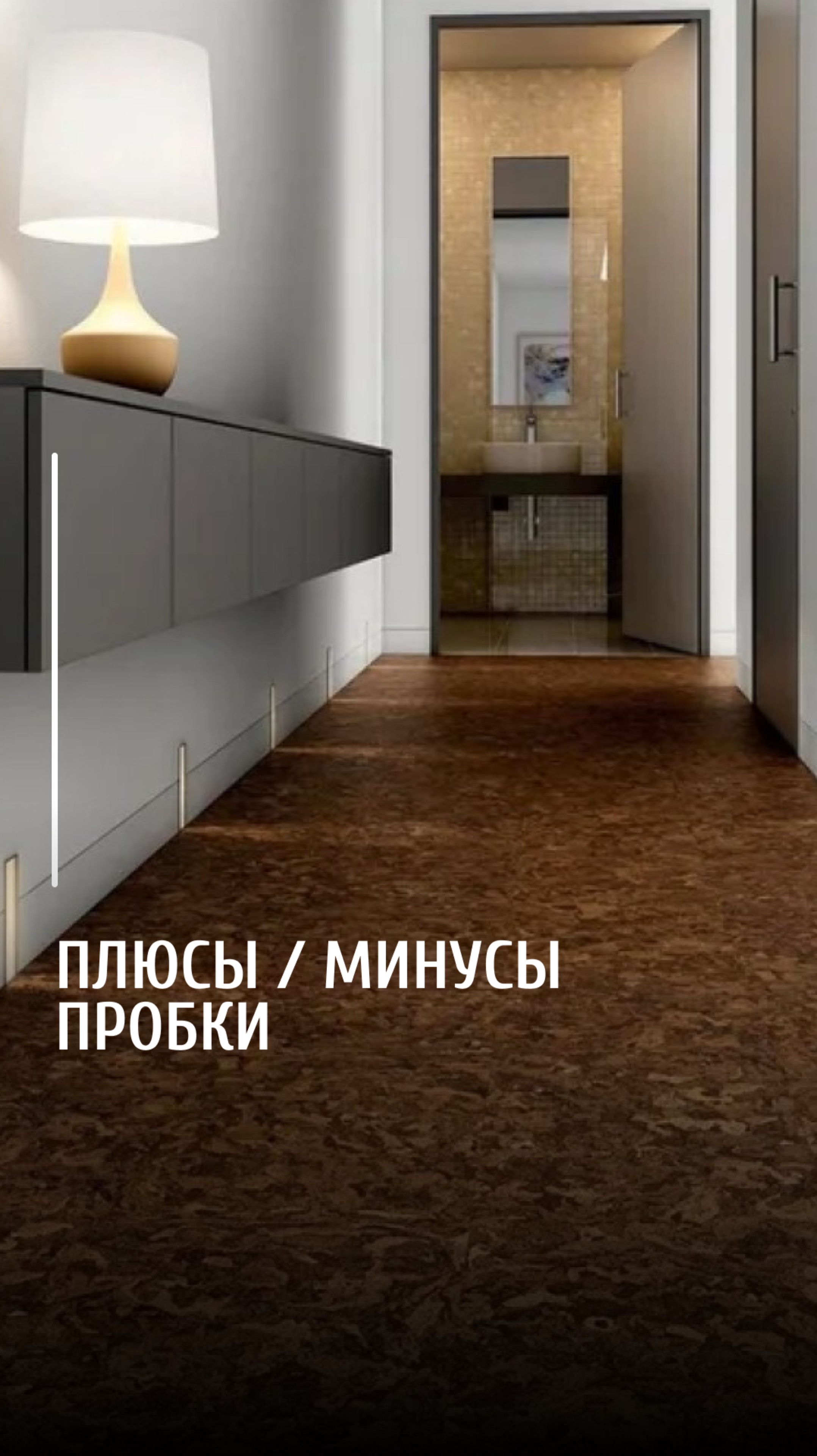 Плюсы и минусы пробкового пола