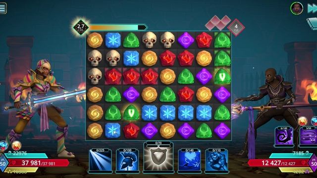 Puzzle Quest 3 - Dok vs Jess Newbeary [oneshot win]