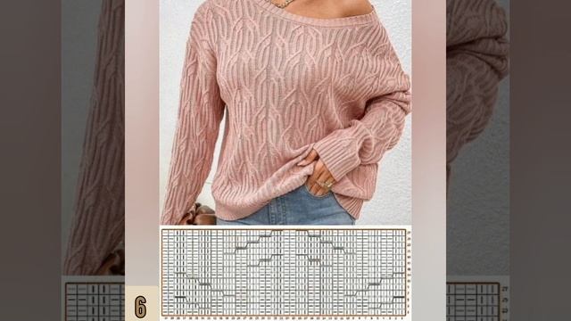 Потрясающие свитера со схемами вязания. Amazing sweaters with kni