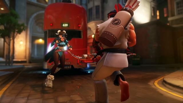 Overwatch 2 x Street Fighter 6 — геймплейный трейлер кроссовера