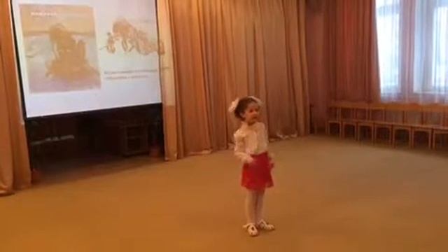 Н. Некрасов Однажды в студёную зимнюю пору (Маша Кузнецова, 5 лет)