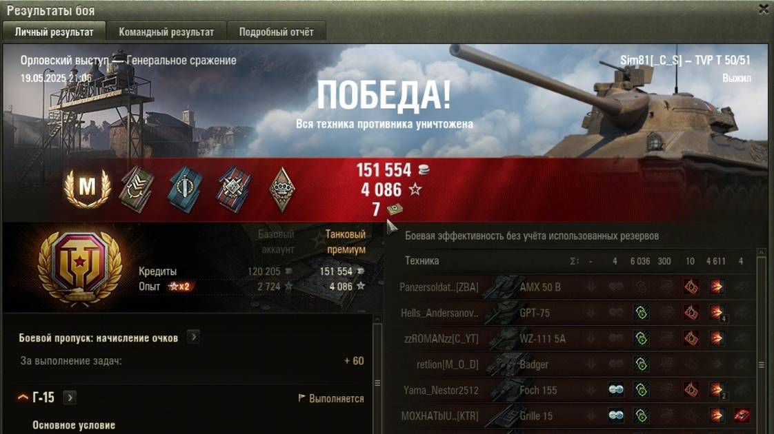 Мир танков. TVP T 50/51. Мастер
