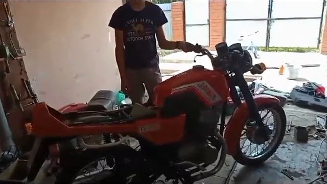 сборка мотоцикла Ява 638