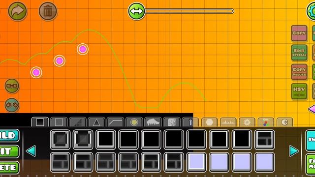строю уровень в geometry dash