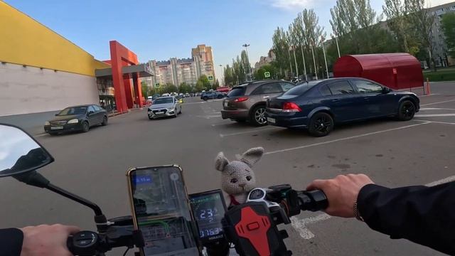 Работаю в доставке в Воронеже на Электровелосипеде MINA
