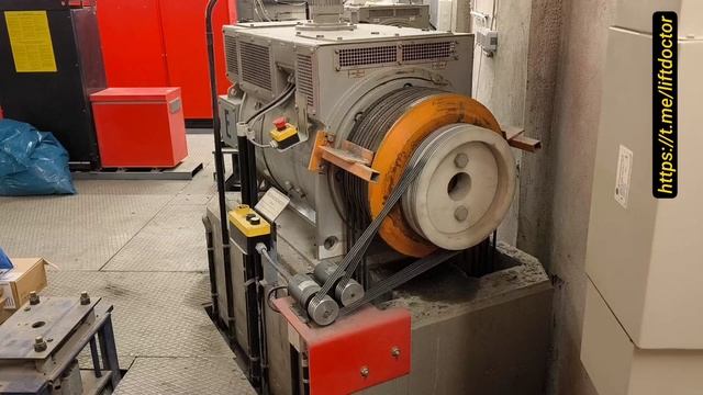 Высокоскоростная безредукторная машина Siemens с KONE TMS600 https://t.me/liftdoctor