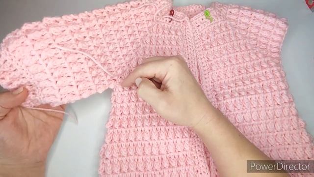 Crochet #93 How to crochet baby onesie / body suit / Part 2