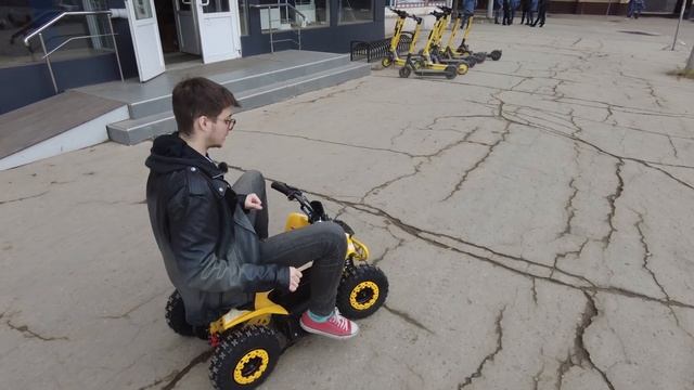 Электроквадроцикл White Siberia SNEG LETO | Детский квадрик |Обз?