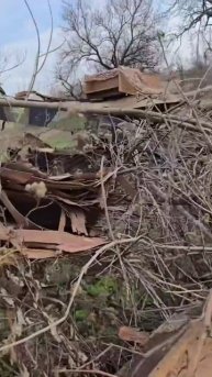 Остов вражеской САУ 2С1 «Гвоздика» на освобожденной территории где-то в ДНР !!!