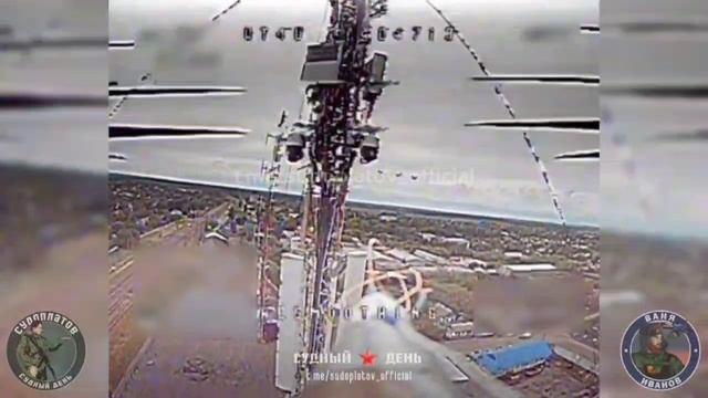 Днепропетровская область, н.п. Межевая.  FPV-дроном ВТ-40 уничтожена централизованная система ...
