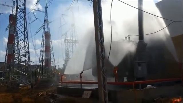 Защита трансформатора лафетными стволами FAS MB3 01