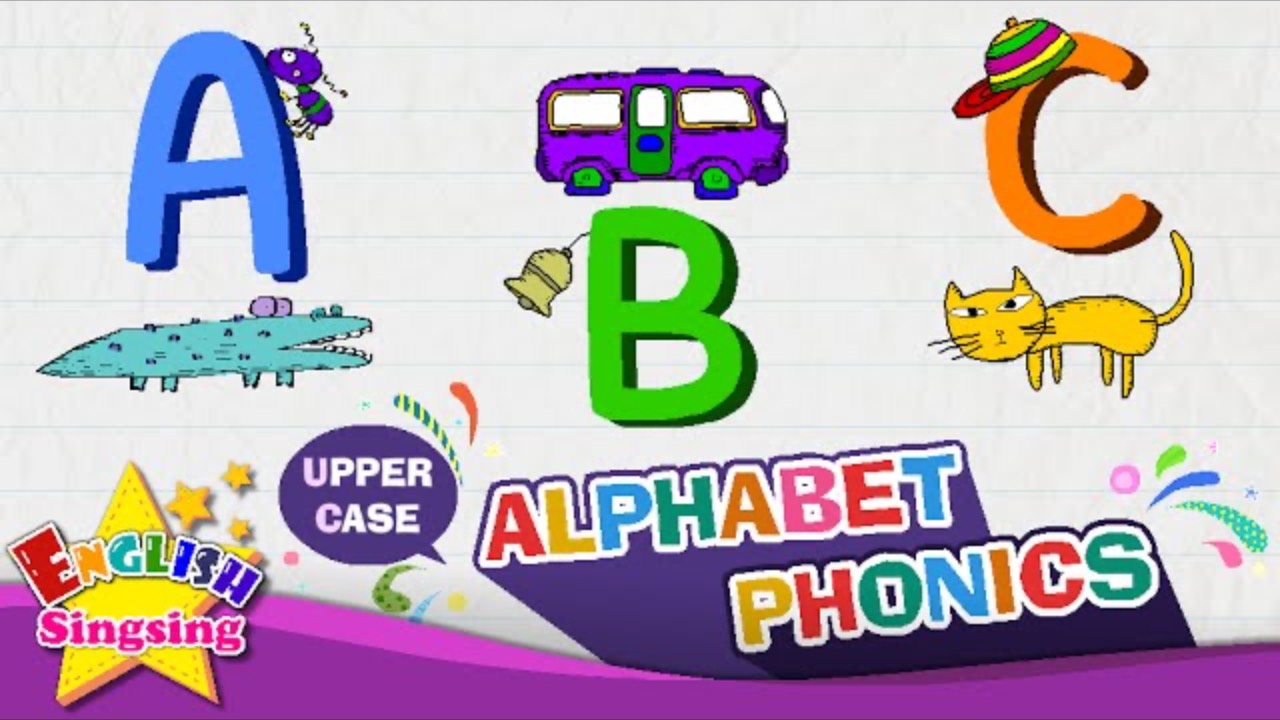 АНГЛИЙСКИЙ ЯЗЫК ДЛЯ ДЕТЕЙ | Alphabet Song - Letter A to Z - Upper Case (Capital letter)