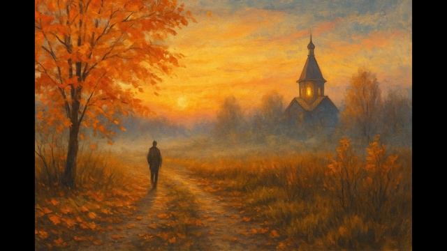 Осень рыжим щенком. ...