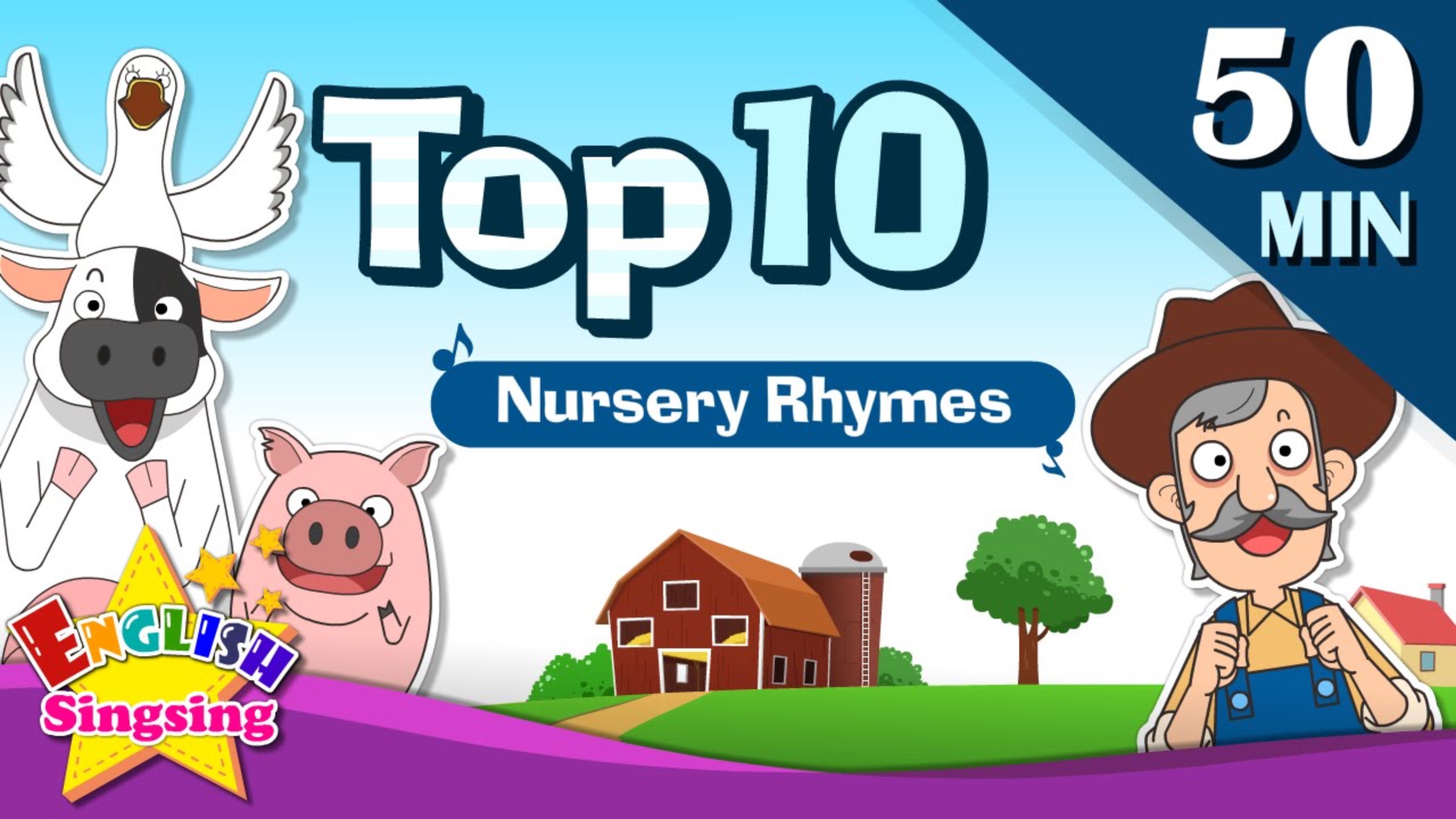 АНГЛИЙСКИЙ ЯЗЫК ДЛЯ ДЕТЕЙ | Old MacDonald Had a Farm+More Nursery Rhymes