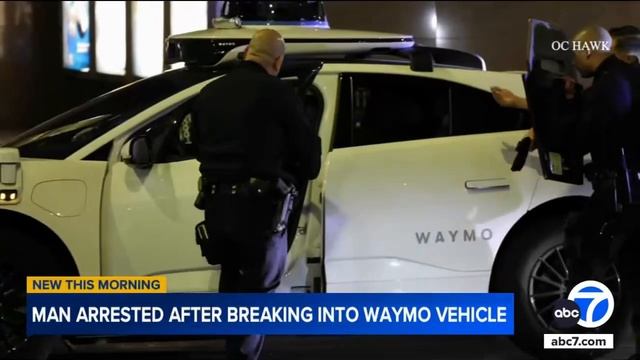 🚖 Беспилотное такси Waymo столкнулось с попыткой угона в центре Лос-Анджелеса