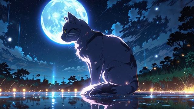 Лунный кот(Н.Ветлицкая) Synthwave версия(Suno ai)