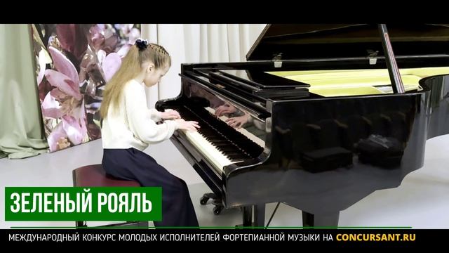 П.Чайковский – Полька. Гольнева Алина – ЗЕЛЁНЫЙ РОЯЛЬ