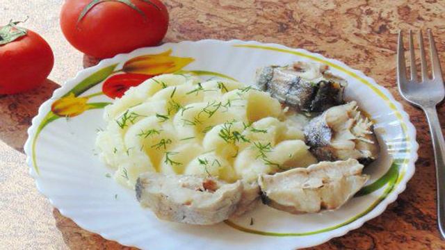 Минтай на пару