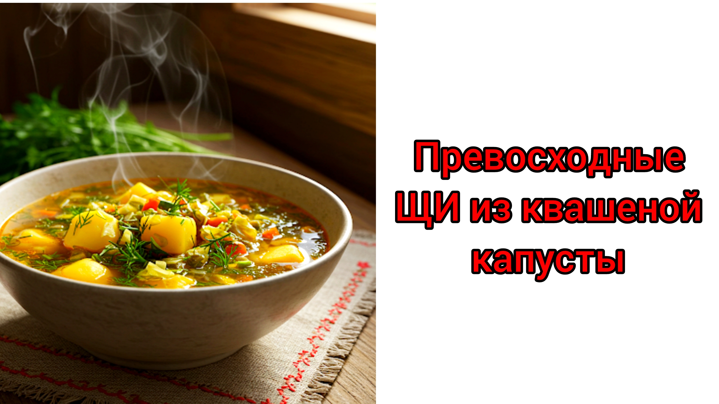 РЕЦЕПТ.До безумия вкусные ЩИ🥣
