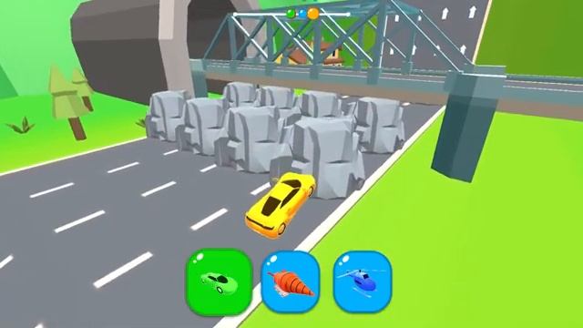 FUNNY GAMES - SHAPE SHIFTING RUN All Levels Gameplay Walkthrough Android, ios max D6HFB