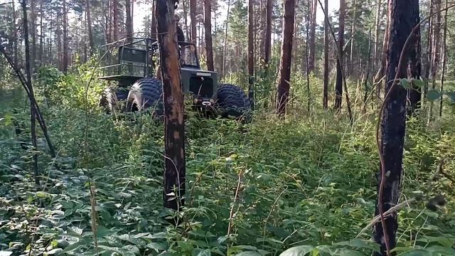 Вездеход Соломономобиль-94 в лесу. Часть 3.