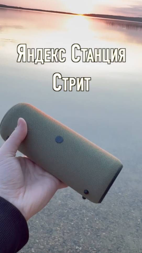 Яндекс Станция Стрит с Алисой портативная умная колонка для природы и спорта, обзор