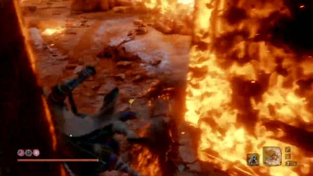 Sekiro. Копьеносец одинокой тени Масанага. Смертельный удар