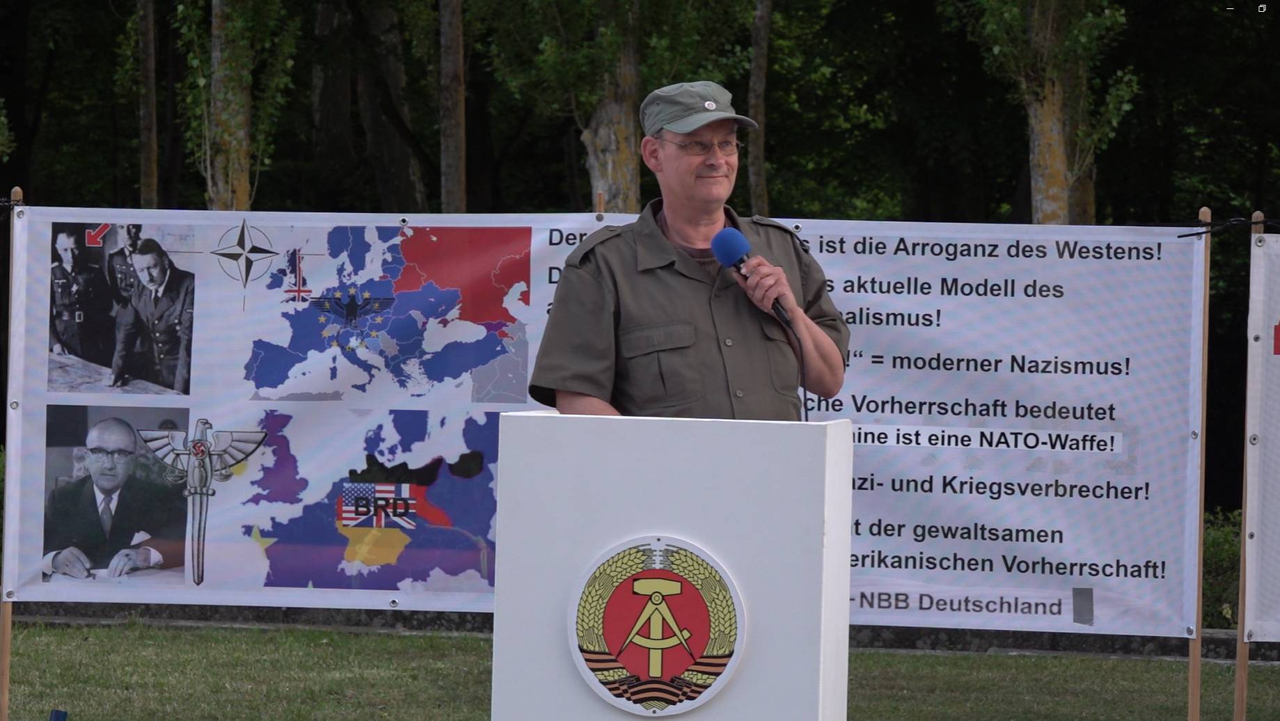 Die NATO und ihre Führungsmacht USA zum Tag des Sieges Berlin-Treptow 9. Mai 2025