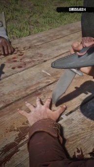 игра в 5 пальцев #rdr2 #стрим #игры