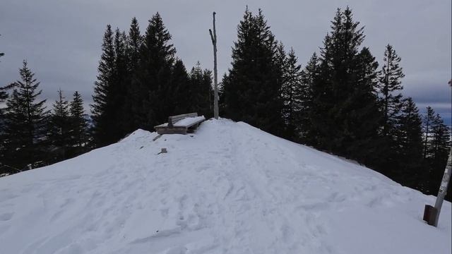 Зимний хайкинг в Баварских Альпах.  Тест снегоступов At