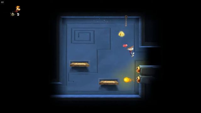 Прохождение Rayman Legends Картина Пик Олимпа #22:Темная тварь: Возрождение/Идеальный лабиринт