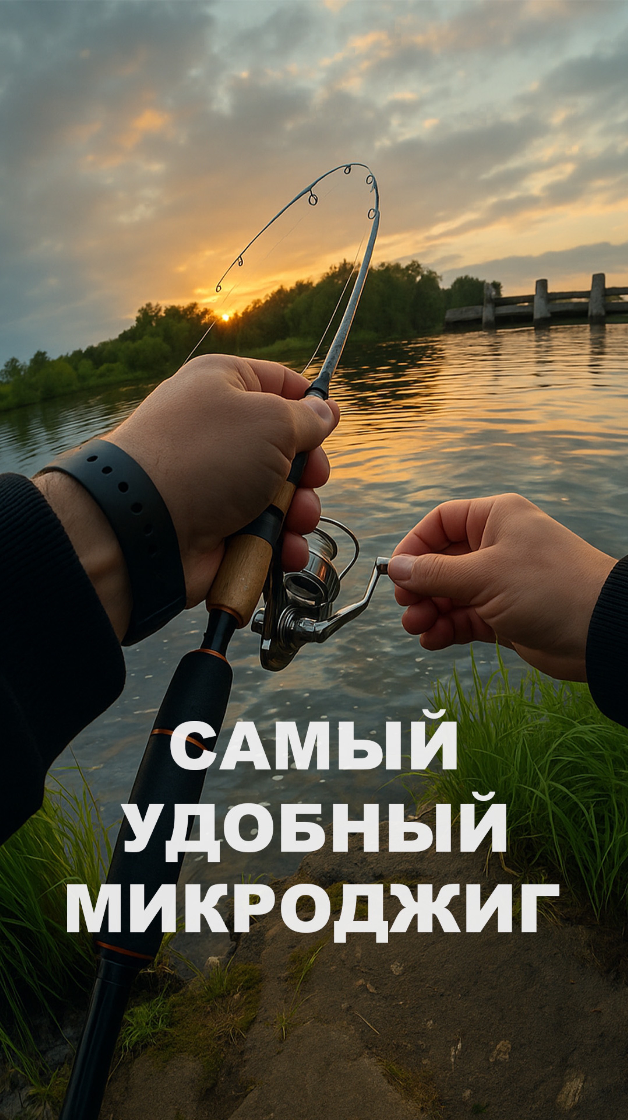 Самый удобный спиннинг и катушка на микроджиг.