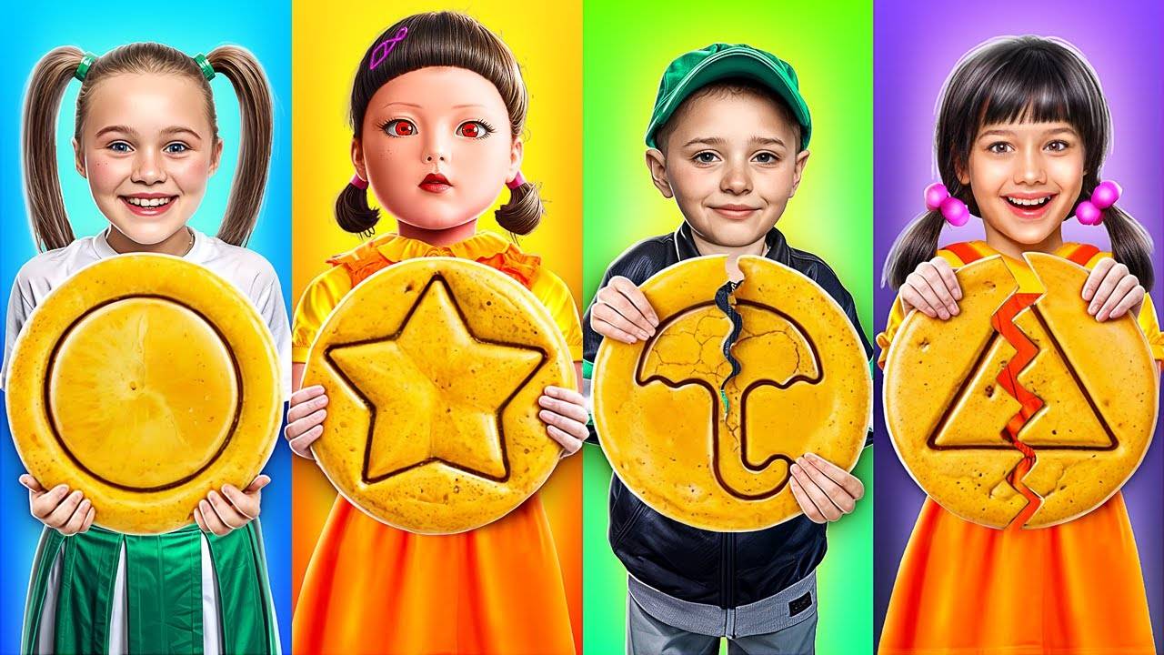 Мы Попали в Школу Игры в Кальмара! Мы Сыграли в Игру в Кальмара в Реальной Жизни
