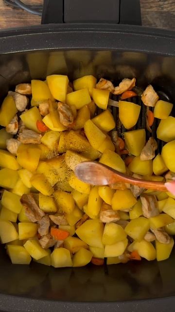Тушеная картошка с мясом #Грандшеф #АэрогрильГрандшеф